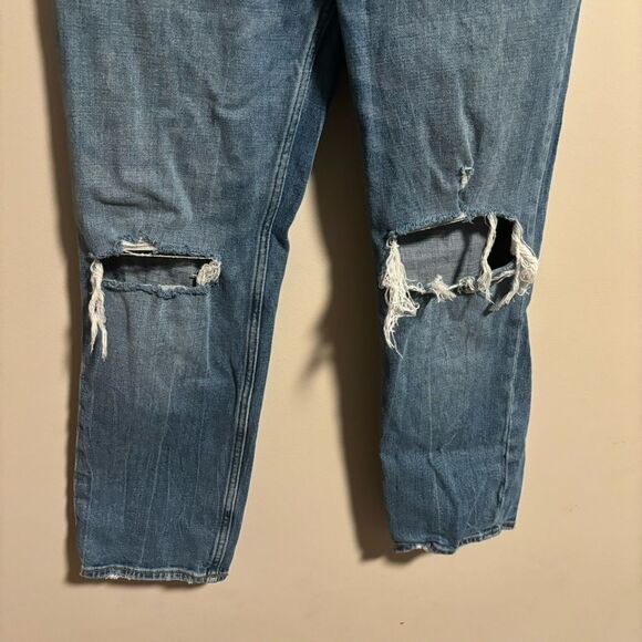 Abercrombie & Fitch Ultra High Rise Ankle Straight Jean Size 0 (25S) - Picture 4 of 8